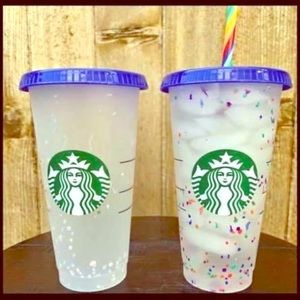Starbucks confetti cup
